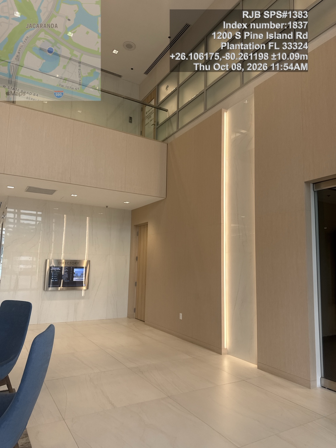 Lobby — photo timestamp October 8, 2026, 11:54 AM Eastern